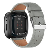 Fitbit Sense 2 Band | Fitbit Versa 4 Band | Premium Stitched Leather Fitbit Band (9 Colors Available)
