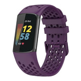 For Fitbit Charge 5 & Fitbit Charge 6 | Breathable Silicone Sports Band II (12 Colors Available)