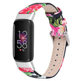 Fitbit Luxe Band | Premium Patterned Leather Band | 5 Colors Available