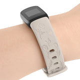 Fitbit Luxe Band | Floral Silicone Band (10 Colors Available)