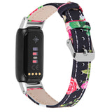 Fitbit Luxe Band | Premium Patterned Leather Band | 5 Colors Available