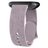 Fitbit Sense 2 Band | Fitbit Versa 4 Band | Floral Silicone Fitbit Band (13 Colors Available)