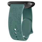 Fitbit Sense 2 Band | Fitbit Versa 4 Band | Floral Silicone Fitbit Band (13 Colors Available)
