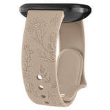 Fitbit Sense 2 Band | Fitbit Versa 4 Band | Floral Silicone Fitbit Band (13 Colors Available)