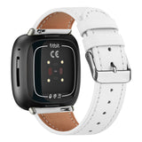 Fitbit Sense 2 Band | Fitbit Versa 4 Band | Premium Stitched Leather Fitbit Band (9 Colors Available)