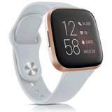 Fitbit Sense 2 Band | Fitbit Versa 4 Band | Silicone Strap With Metal Pin Buckle (17 Colors Available)