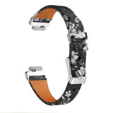 For Fitbit Inspire, Inspire HR & Inspire 2 | Floral Leather Band | 5 Colors Available