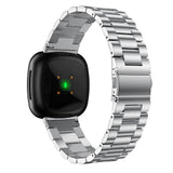 For Fitbit Sense and Versa 3 | Vintage Steel Band | 5 Colors Available