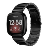 For Fitbit Sense and Versa 3 | Retro Steel Band | 4 Colors Available