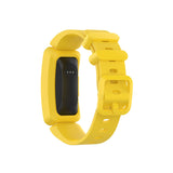 For Fitbit Ace 2 | Yellow Plain Silicone Band