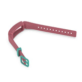 For Fitbit Ace 2 | Light Red/Green Plain Silicone Band