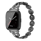 For Fitbit Versa/Versa 2/Versa Lite | Elegant Steel Band | 5 Colors Available