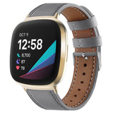For Fitbit Sense and Versa 3 | Premium Leather Band | 9 Colors Available
