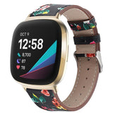 For Fitbit Sense and Versa 3 | Premium Leather Band | 9 Colors Available
