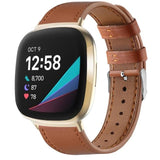 For Fitbit Sense and Versa 3 | Premium Leather Band | 9 Colors Available
