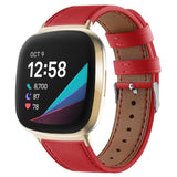 For Fitbit Sense and Versa 3 | Premium Leather Band | 9 Colors Available