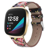 For Fitbit Sense and Versa 3 | Premium Leather Band | 9 Colors Available