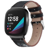For Fitbit Sense and Versa 3 | Premium Leather Band | 9 Colors Available