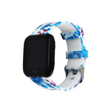For Fitbit Versa/Versa 2/Versa Lite | Patterned Silicone Band | 7 Colors Available