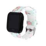 For Fitbit Versa/Versa 2/Versa Lite | Patterned Silicone Band | 7 Colors Available