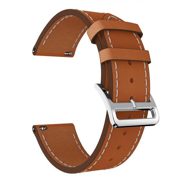 Brown Leather Watch Band for Apple Watch and Fitbit Versa 2 Lite Fitbit Watch band, Brown Fitbit Watch Strap, Fitbit Versa 2  main image 2