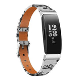 For Fitbit Inspire, Inspire HR & Inspire 2 | Floral Leather Band | 5 Colors Available