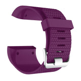 For Fitbit Surge | Grained Silicone Band | Deep Purple