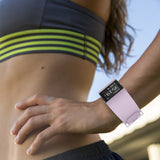 For Fitbit Surge | Grained Silicone Band | Light Purple