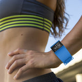 For Fitbit Surge | Grained Silicone Band | Sky Blue
