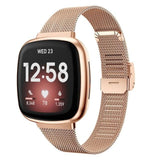 For Fitbit Sense and Versa 3 | Milanese Steel Band | 7 Colors Available
