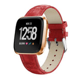 For Fitbit Versa/Versa 2/Versa Lite | Smooth Leather Band | 4 Colors Available