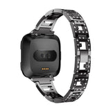 For Fitbit Versa/Versa 2/Versa Lite | Glamorous Steel Band II | 4 Colors Available