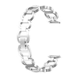 For Fitbit Luxe | Glamorous Steel Band | Silver