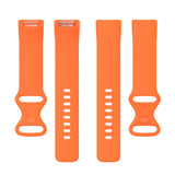 For Fitbit Charge 5 & Fitbit Charge 6 | Orange Silicone Band