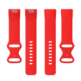 For Fitbit Charge 5 & Fitbit Charge 6 | Red Silicone Band