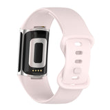 For Fitbit Charge 5 & Fitbit Charge 6 | Light Pink Silicone Band