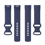 For Fitbit Charge 5 & Fitbit Charge 6 | Dark Blue Silicone Band