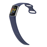 For Fitbit Charge 5 & Fitbit Charge 6 | Dark Blue Silicone Band