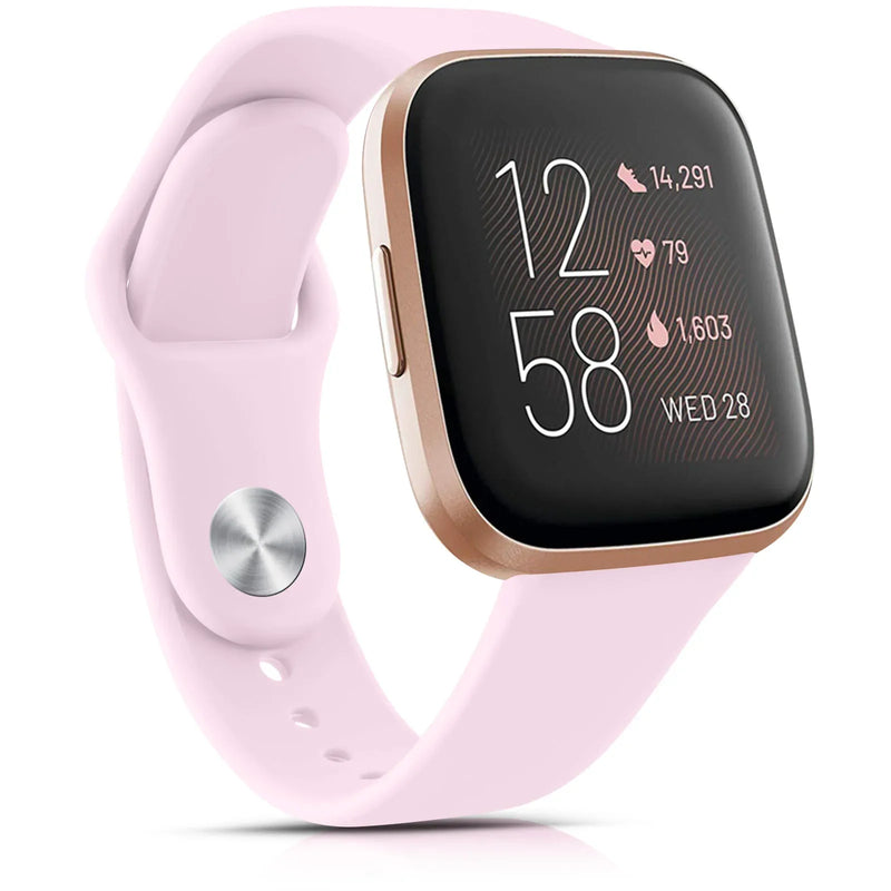 Fitbit Sense 2 Band | Fitbit Versa 4 Band | Silicone Strap With Metal Pin Buckle (17 Colors Available)