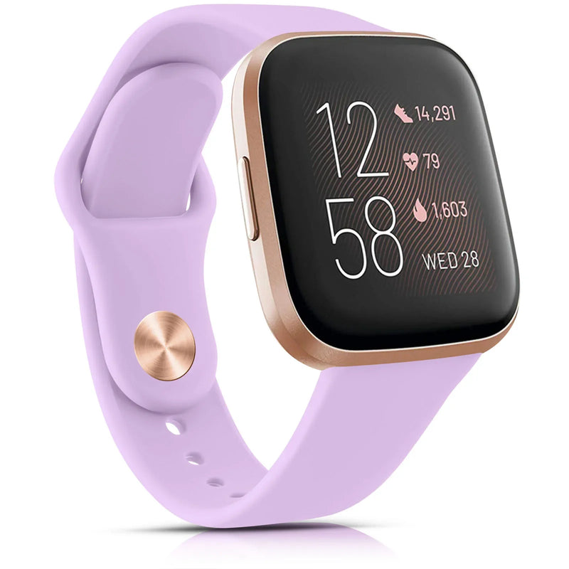 Fitbit Sense 2 Band | Fitbit Versa 4 Band | Silicone Strap With Metal Pin Buckle (17 Colors Available)