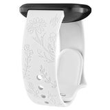 Fitbit Sense 2 Band | Fitbit Versa 4 Band | Floral Silicone Fitbit Band (13 Colors Available)