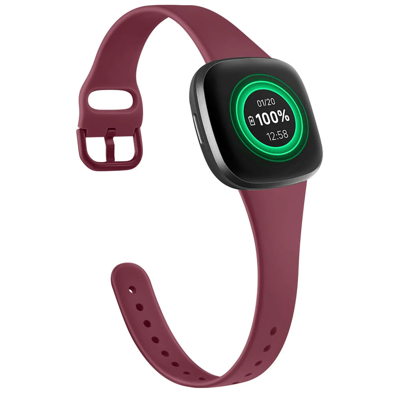 Fitbit Sense 2 Band | Fitbit Versa 4 Band | Slim Silicone Band (16 Colors Available)