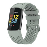 For Fitbit Charge 5 & Fitbit Charge 6 | Breathable Silicone Sports Band II (12 Colors Available)