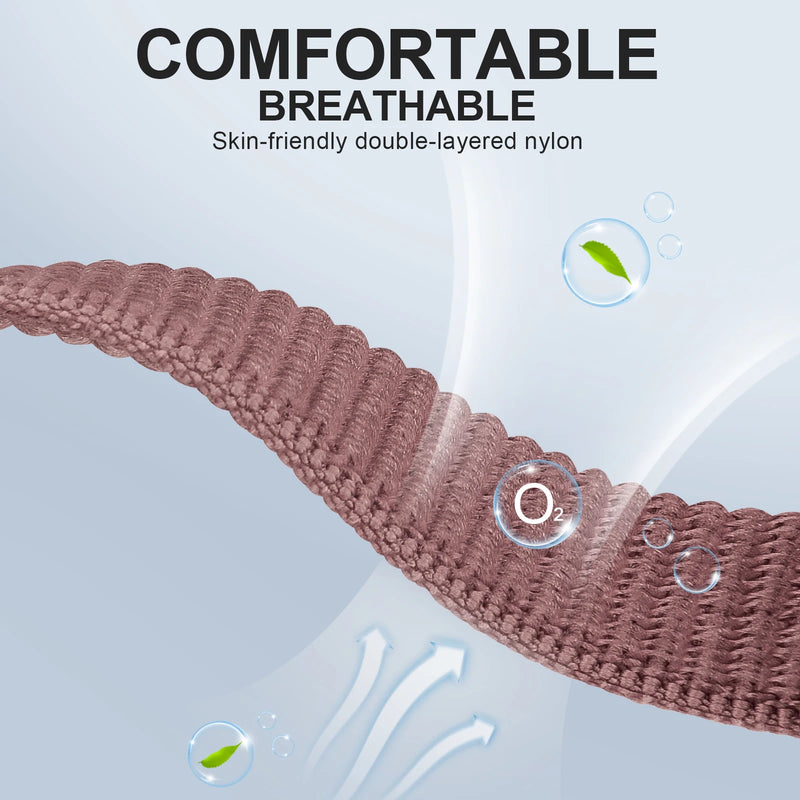 Fitbit Luxe Band | Nylon Band With Velcro Fastener | 11 Colors Available