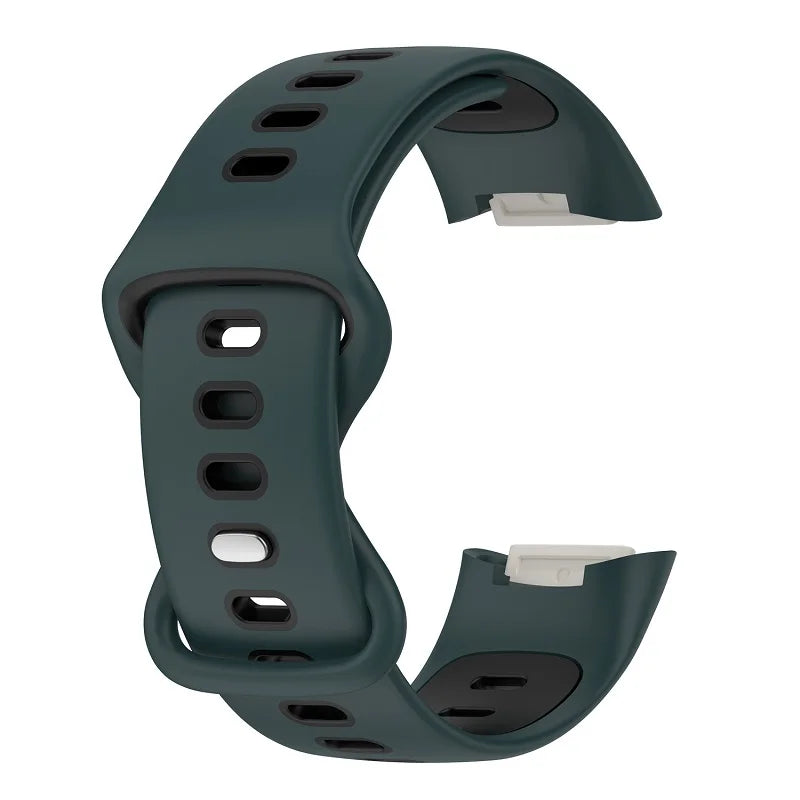 For Fitbit Charge 5 & Fitbit Charge 6 | Breathable Silicone Sports Band (10 Colors Available)