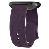 Fitbit Sense 2 Band | Fitbit Versa 4 Band | Floral Silicone Fitbit Band (13 Colors Available)