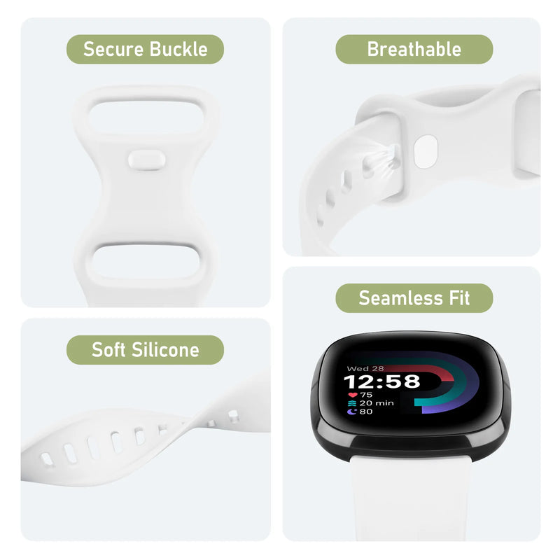 Fitbit Sense 2 Band | Fitbit Versa 4 Band | Elite Silicone Band (23 Colors Available)