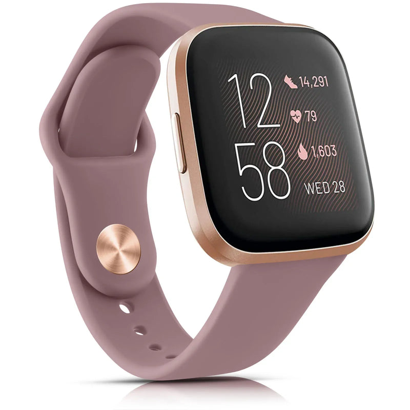 Fitbit Sense 2 Band | Fitbit Versa 4 Band | Silicone Strap With Metal Pin Buckle (17 Colors Available)