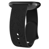 Fitbit Sense 2 Band | Fitbit Versa 4 Band | Floral Silicone Fitbit Band (13 Colors Available)