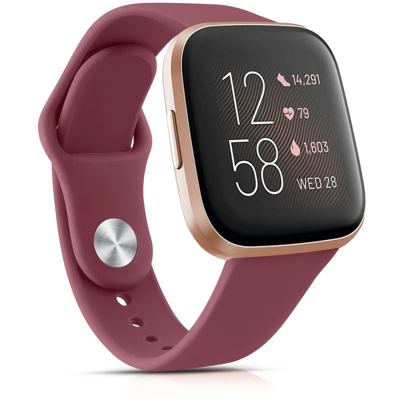 Fitbit Sense 2 Band | Fitbit Versa 4 Band | Silicone Strap With Metal Pin Buckle (17 Colors Available)